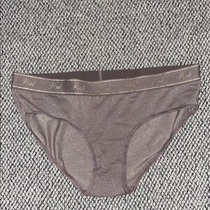 Victoria's Secret Gray Shimmer Panties